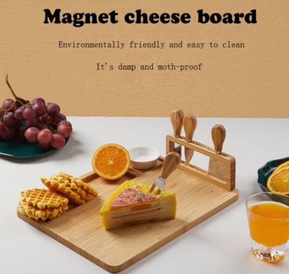 Gratis monsternummer Bamboe Kaasplaat en Messer Set voor het snijden van snoep