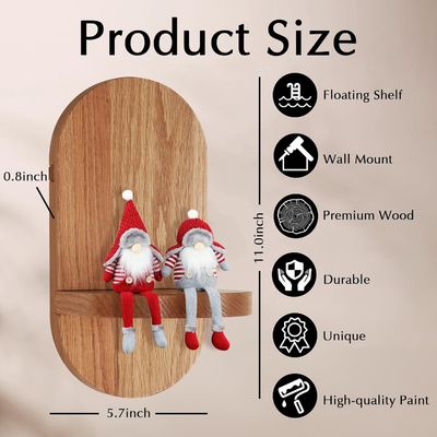 Functioneel multifunctioneel ontwerp Houten drijvende planken voor home office display