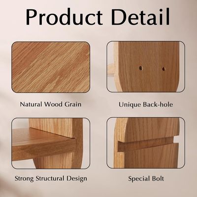 Functioneel multifunctioneel ontwerp Houten drijvende planken voor home office display