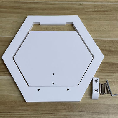 Ruimtebesparende PANEL Houten wandenplank voor het vertonen van bloemen en het ordenen van huishoudelijke artikelen