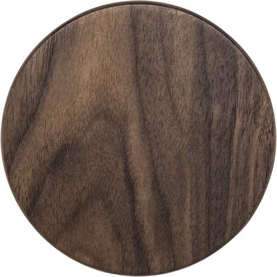 Koppelhouder mat 4 Inch Natuurlijke bamboe Eco-vriendelijke houten coasters met metalen houder