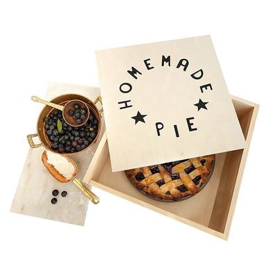 Vitalucks Custom Apple Pie Verpakking Eco-vriendelijke houten doos voor speciale cadeautjes