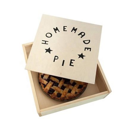Vitalucks Custom Apple Pie Verpakking Eco-vriendelijke houten doos voor speciale cadeautjes