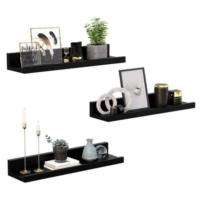 Moderne wand decoratieve drijvende planken MDF aangepast kleurwand gemonteerd display rack