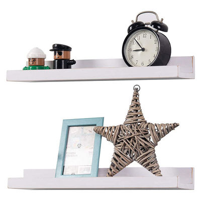 Moderne wand decoratieve drijvende planken MDF aangepast kleurwand gemonteerd display rack