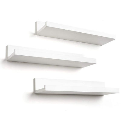 Moderne wand decoratieve drijvende planken MDF aangepast kleurwand gemonteerd display rack