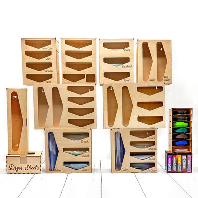 Behoorlijke Hinged Lid Baggie Organisator Custom Printing voor al uw opslagoplossingen