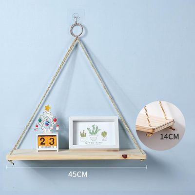 Hoog kwantiteitsvoordeel Moderne massief houten hangende drijvende wandenplank voor uw kantoor