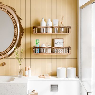 Aanpasbare houten drijvende planken voor slaapkamer