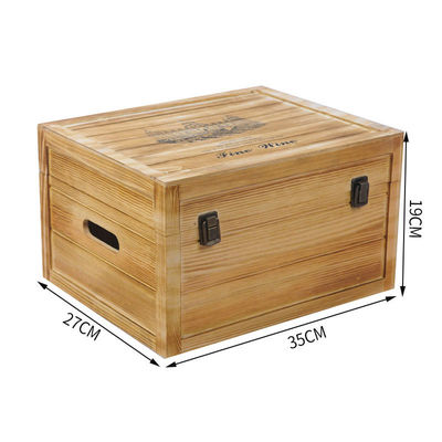 Gepersonaliseerd logo Acceptabel Gepersonaliseerd handgemaakt 6 flessen Houten wijn cadeaubon