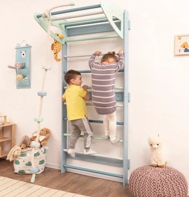 Montessori kleuter klimschool hoge hoeveelheid baby mobiele ladder met touw accessoires