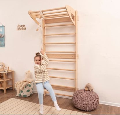 Montessori kleuter klimschool hoge hoeveelheid baby mobiele ladder met touw accessoires