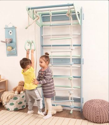 Montessori kleuter klimschool hoge hoeveelheid baby mobiele ladder met touw accessoires