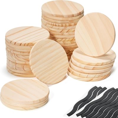 Graverde Eco-vriendelijke houten laagjes voor tafeldecoratie Accessoires Stocked Matten Pads
