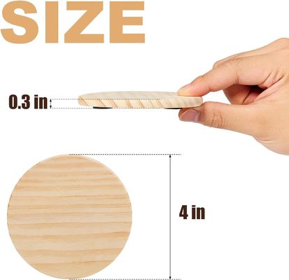 Graverde Eco-vriendelijke houten laagjes voor tafeldecoratie Accessoires Stocked Matten Pads