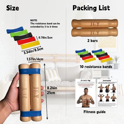 Gepersonaliseerd logo en verstelbare weerstandsbanden Workout bovenlichaam apparatuur voor thuis gym