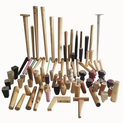 Op maat gemaakte eikenconicte solide ronde kant Eetkamer Koffie Houten benen voor tafelmeubilair