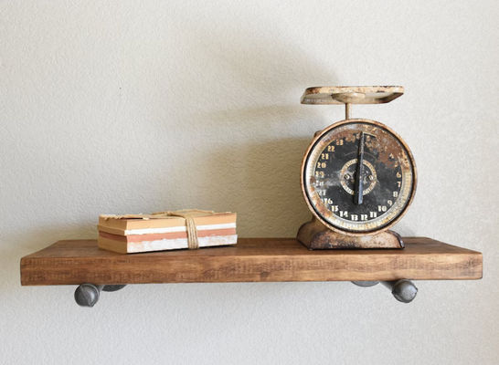 Innenhanger Drijvende plank Wand Houten planken voor magnetronen Rustieke plank