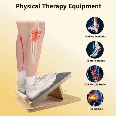 Verstelbare hellingsplank voor het rekken van het kalf en de flexibiliteit van de enkels