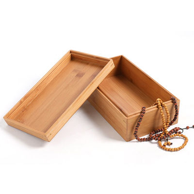 Handgemaakte biologisch afbreekbare bamboe opslagdoos Geschenkdoos Handwerk Dozen Bamboe of aangepast hout