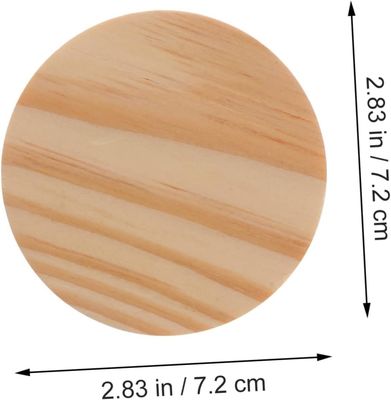 8pcs houten bamboe deksels niet-vergieten kaars glas potten luchtdicht potten houten deksels potten