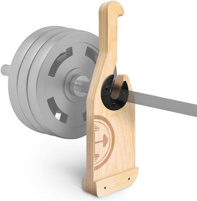 Niet-glijdend handvat Houten deadlift barbell jack voor gewichtstrainingsbalk stand aangepast logo