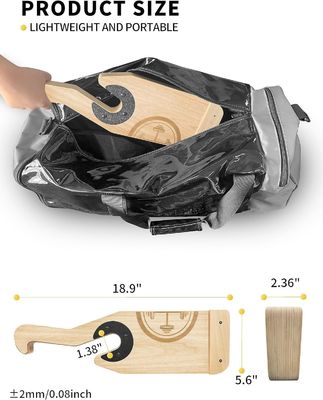 Niet-glijdend handvat Houten deadlift barbell jack voor gewichtstrainingsbalk stand aangepast logo