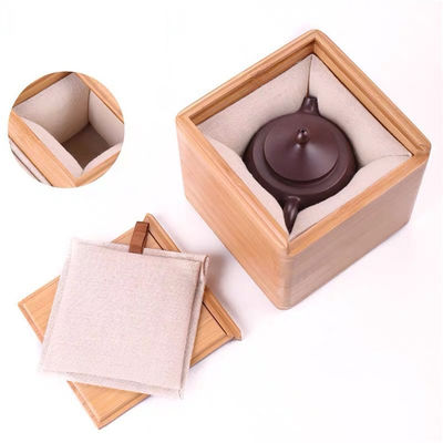 Materiaal Structuur Massief hout Handgemaakt rechthoekig Knick Knacks Juwelen Bamboe Geschenkdoos