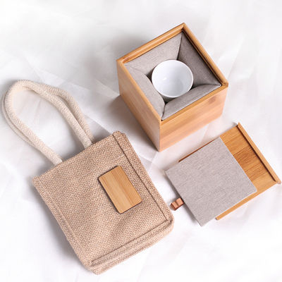 Materiaal Structuur Massief hout Handgemaakt rechthoekig Knick Knacks Juwelen Bamboe Geschenkdoos