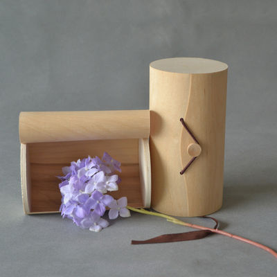 Persoonlijke grootte Vierkante Decoratieve Lege Kerst Natuurlijke Birk Hout Schors Geschenk Verpakkingsdoos