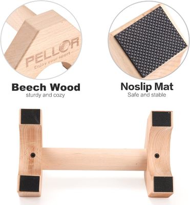 Push Up Bars Gym Gear Equipment met Anti-Slide Mat Workout Solid Exercise Vrouwen Mannen Draagbare Fitness Op uw verzoek