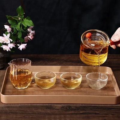 Op maat gemaakte houten servietbak in uw keuze of gewone kleur voor moderne keukenopslag