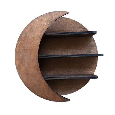 Woonkamermeubilair Wandmontage Drijvende maan kristalplank voor essentiële olie opslag