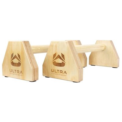 OEM/ODM 202405 Ultra Fitness Houten Parallettes Set voor L-zitplaatsen en handstand push-ups