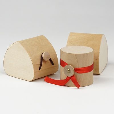 Stevig massief hout kurk schors opslag doos Thee Houten behuizing Birch Juwelen Hout veneer dozen