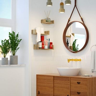 Moderne ontwerp Wand gemonteerd Decor opslagplank voor huishoudelijk meubilair Display Organisator