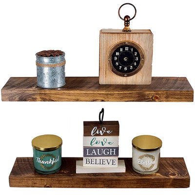 Moderne ontwerp houten drijvende plank voor woonkamer