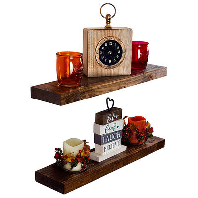 Moderne ontwerp houten drijvende plank voor woonkamer