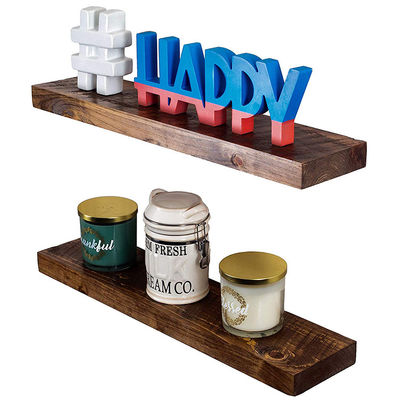 Moderne ontwerp houten drijvende plank voor woonkamer