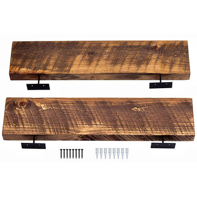 Moderne ontwerp houten drijvende plank voor woonkamer