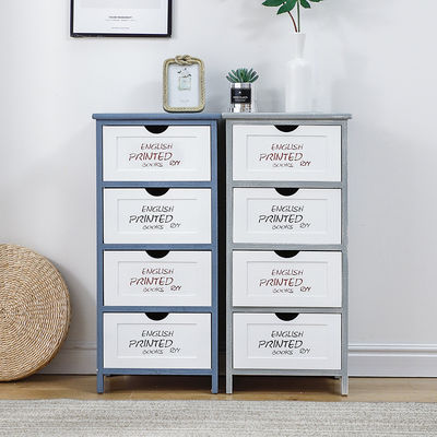 Moderne Franse stijl Tallboy kast met 4 laden Customized logo geaccepteerd