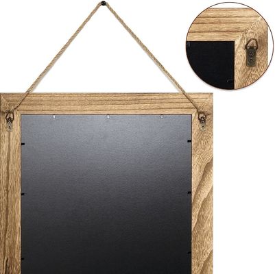 Grote hoeveelheid boerderijhuis decoratie Muurspiegel met plankvoordeel en aantal lagen enkel