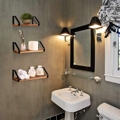 Hoge hoeveelheid modern ontwerp van massief hout met wandmontage drijvend plank voor OEM/ODM