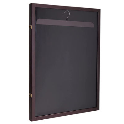 Uniform Memorabilia Display Case Muur gemonteerde schaduwdoos met acryl beschermende deksel