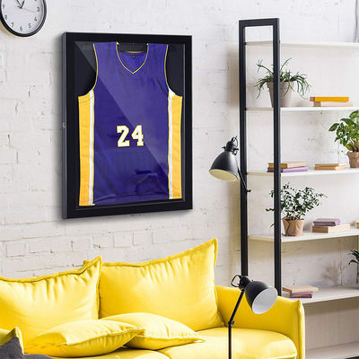 Uniform Memorabilia Display Case Muur gemonteerde schaduwdoos met acryl beschermende deksel