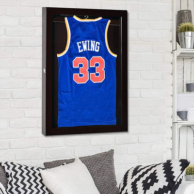 Uniform Memorabilia Display Case Muur gemonteerde schaduwdoos met acryl beschermende deksel
