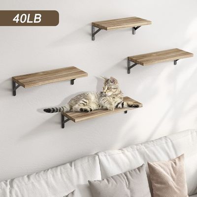 Populaire kleuren set van 5 rustieke houten drijvende planken voor badkamer decor