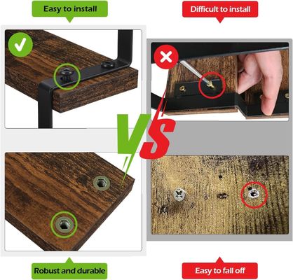 Houten displaystand functie Spacespaar 3 tier Keuken counter Spice Rack organisator