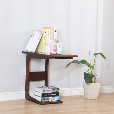 Moderne houten koffietafel Kleine gebogen dennen massief hout voor woonkamer of slaapkamer