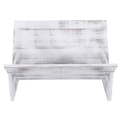 Houten tijdschrift Boekenbestanden Albums Display Retro Style Organisator Wandplank Decoratie